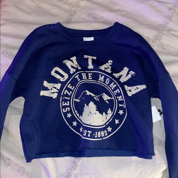 Montana cropped sweatshirt - Picture 1 of 3